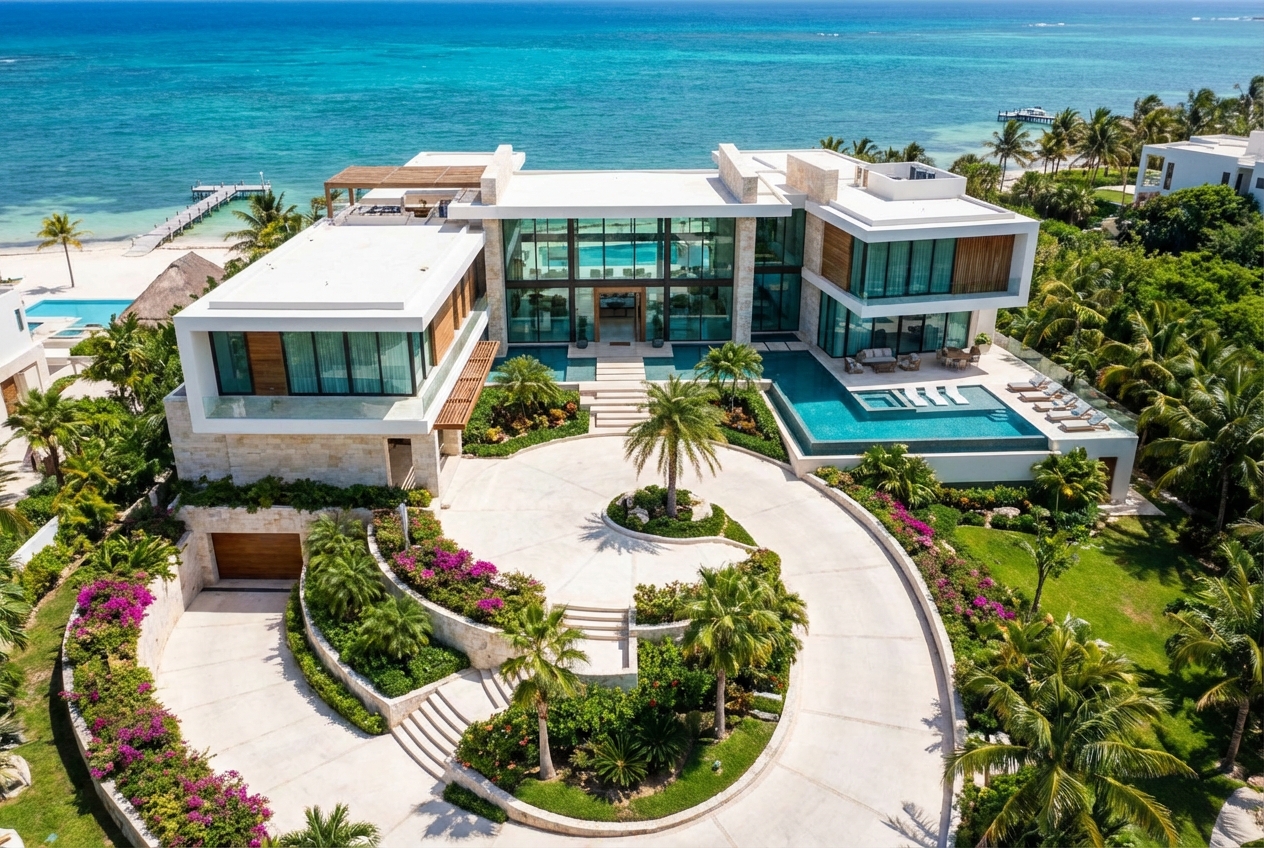 Private estate on Riviera Maya coast